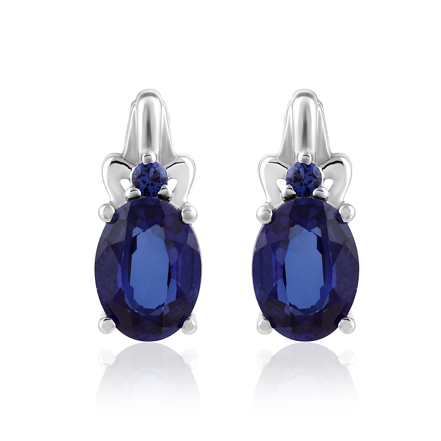 Ombre Sapphire Drop Earrings-SOLD - Sholdt Jewelry Design